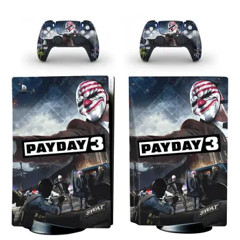 Защитная наклейка для обложки диска Payday 3 PS5 для виниловой наклейки для обложки диска PS5 для консольного контроллера