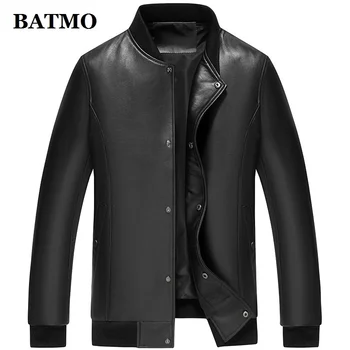 BATMO 2024 новое поступление, мужские повседневные тонкие куртки из высококачественной натуральной овчины, мужская натуральная кожа AL38