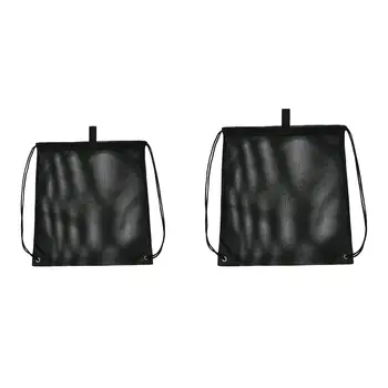 Рюкзак с сетчатым шнурком, прочная сетчатая сумка, сумка для хранения спортивного инвентаря, сумка для вещей, легкая авоська для кемпинга на открытом воздухе