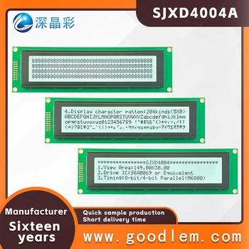 Рекламная цена Крупноразмерный ЖК-дисплей 40X4 SJXD4004A С монохроматическим символьным ЖК-модулем С подсветкой AIP31066 драйвер