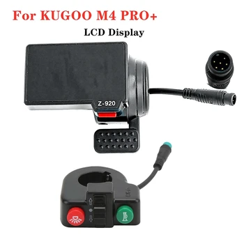 Приборная панель с 6-контактным ЖК-дисплеем + Кнопка переключения для KUGOO M4 PRO + Дисплей прибора для электрического скутера Заменить Сменные Аксессуары