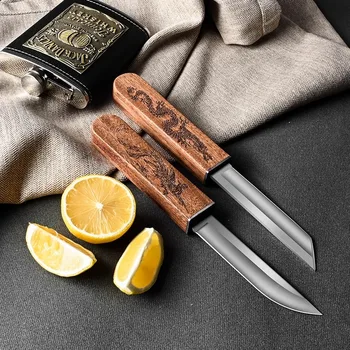 Высококачественный двойной нож seiko Longfeng для домашнего многофункционального кемпинга на открытом воздухе, портативный фруктовый нож, острый нож высокой твердости M390