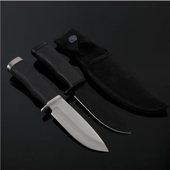 Новый маленький прямой нож со стальным лезвием 440C, тактический нож с фиксированным лезвием, охотничий нож для выживания на открытом воздухе, Походные ножи с ножнами