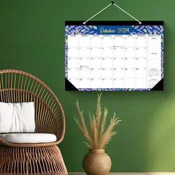 Новогодний календарь 2024 Настенные календари на шнурке, Долговечные планировщики на месяц, списки дел, Новогодние подарки для организации