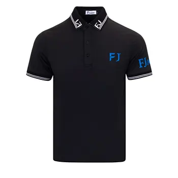 Летняя мужская одежда для гольфа, новая футболка для гольфа с коротким рукавом, повседневная модная одежда для мальчиков, спортивная рубашка-поло для гольфа на открытом воздухе