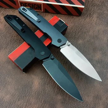 Серый / Черный Алюминий / Сатин D2 - Складной Нож Тактический Кемпинг Самооборона Карманный Складной Нож EDC Открытый Нож Ручные Инструменты
