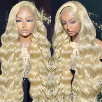 613 Парик из натуральных волос на кружеве цвета Медовой блондинки, Бразильский Remy Body Wave HD, Прозрачный Парик из человеческих волос на кружеве размером 13x4 для женщин
