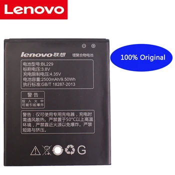 100% НОВЫЙ оригинальный Аккумулятор BL 229 BL229 Для lenovo A8 A806 A808T 2500 мАч Высокое Качество Резервного Копирования Мобильного Телефона Bateria