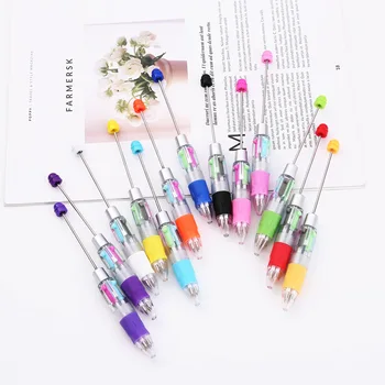 13ШТ Четырехцветные многоразовые ручки из бисера для шариковой ручки с бисером для подарка студенту, школьные канцелярские принадлежности, роскошная ручка для подписи