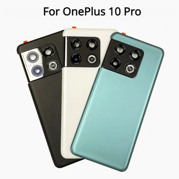 Стекло для OnePlus 10 Pro NE2210 Задняя Крышка Батарейного отсека + Рамка Камеры Задняя Крышка Корпуса Чехол Для OnePlus 10Pro 1 + Дверь 10Pro