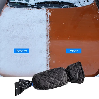 Прочная автомобильная лопата для уборки снега, скребок для удаления снега с лобового стекла, лопата для льда, инструмент для чистки окон для удаления всех автомобильных аксессуаров