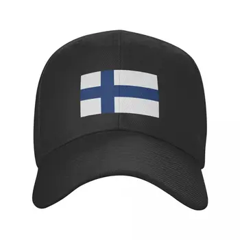 Бейсболка с флагом Финляндии на заказ для мужчин и женщин, регулируемая шляпа дальнобойщика на открытом воздухе
