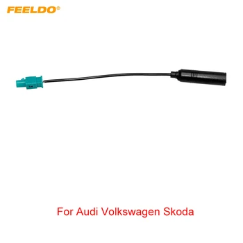 Автомобильный Радиоприемник FEELDO DIN К Антенному Адаптеру FAKRA Для Audi/Volkswagen/Skoda Устанавливает Стереосистему Вторичного рынка
