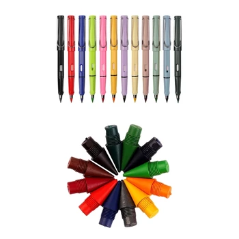 Цветная вечная ручка без заточки Карандаш для рисования, пишущий плавно для письма челнока