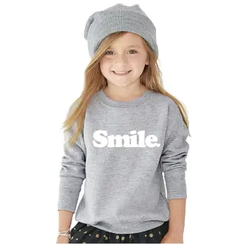 Молодежная толстовка Just Smile, Зимняя Детская одежда, Флисовая Толстая куртка, Теплый Детский Зимний костюм, Винтажные Детские топы с капюшоном