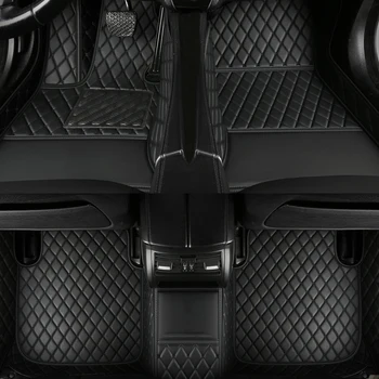 Автомобильные коврики на заказ для Audi Q4 e-tron 2022 2023 годов выпуска Детали интерьера из искусственной кожи Автомобильные Аксессуары