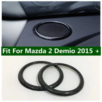 Динамик приборной панели, стереозвук, звуковое кольцо, декоративная рамка, отделка крышки, подходит для Mazda 2 Demio 2015 - 2021 Аксессуары для интерьера
