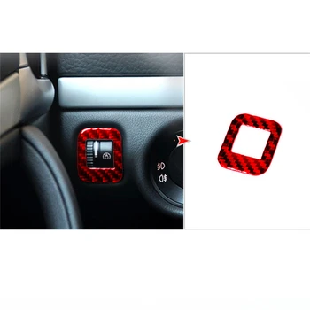 1 шт. наклейка на панель управления автомобильным освещением из углеродного волокна для Porsche Cayenne Sport SUV 2003-2010, Аксессуары для укладки