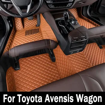 Коврик Для Toyota Avensis Wagon T270 2009 ~ 2018 Автомобильные Коврики С Защитой От грязи Роскошные Кожаные Коврики Tapets Para Carro Carpet Автомобильные Аксессуары
