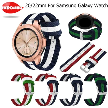 22 мм 20 мм Ремешок для Samsung Gear S3 s2 sport Frontier Classic galaxy watch 42 мм 46 мм Ремешок huami amazfit bip ремешок huawei gt 2