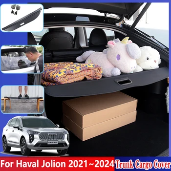 Грузовая Крышка Багажника Автомобиля Для Haval Jolion Accesories 2023 2024 2022 2021 Выдвижная Защитная Перегородка Уединенные Шторы Trey Interior