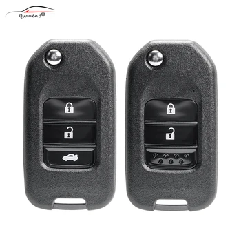 QWMEND 433 МГц Дистанционный Автомобильный Ключ Для Honda 2/3 Кнопки Smart Key Flip Для Honda TWB1G721 HLIK6-3T С Чипом ID47 A/G