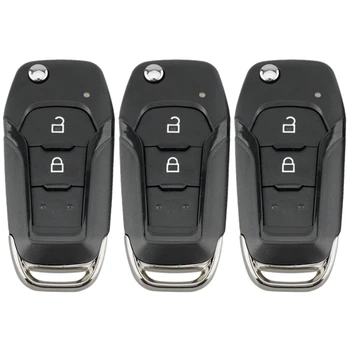 3X Автомобильный Умный Дистанционный Ключ 2 Кнопки 433 МГц Подходит Для Ford Ranger F150 2015 2016 2017 2018 Id49 Pcf7945p Eb3t-15K601-Ba