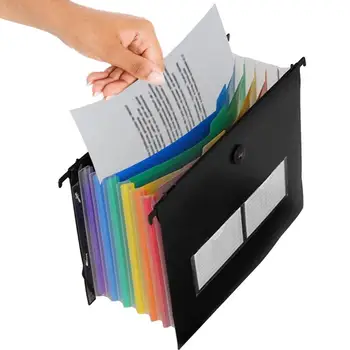 Папки для документов, подвешенные с вкладками, файлы расширения 1,2 дюйма Для картотечного шкафа, файлы для подвешивания картотечного шкафа большой емкости Для