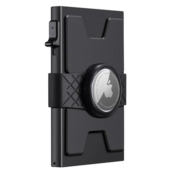 SEMORID Slim Aluminum Metal Card Holder Wallet-RFID Блокирующий Всплывающий Минималистичный Кошелек для Мужчин|Смарт-Кошелек с Передним Карманом