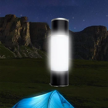 Фонарь для кемпинга, светодиодный алюминиевый выдвижной фонарик С многофункциональным перезаряжаемым выдвижным фонариком, настольная лампа