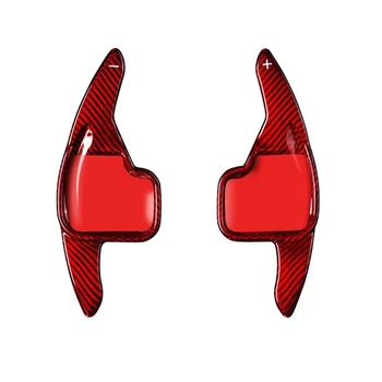 Удлинитель подрулевого рычага автомобиля из углеродного волокна, автомобильные подрулевые переключатели, детали для украшения автомобиля серии F203 F3057 Красный