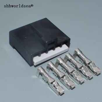 shhworldsea 5-контактный автоматический разъем, Черная электрическая розетка с контактными клеммами 12167129
