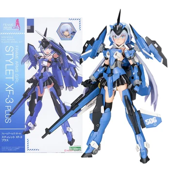 В наличии оригинальные модели Kotobukiya FRAME ARMS GIRL STYLET XF-3 Plus в сборе Ver. Аниме фигурки Модель коллекция игрушек