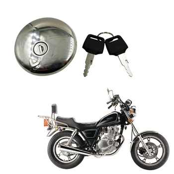 Замок крышки топливного бака мотоцикла с 2 ключами для Suzuki GN250 GN125 GN 125 250
