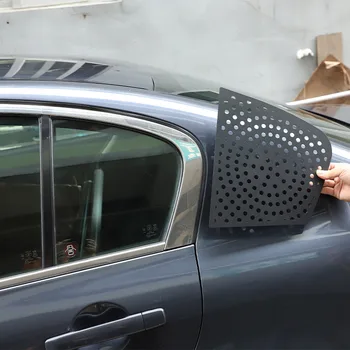 Для Infiniti серии G 2007-2013 Защита заднего стекла автомобиля из алюминиевого сплава Декоративная наклейка Автомобильные Аксессуары