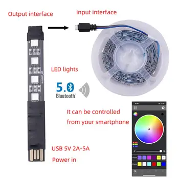 Инфракрасная интеллектуальная плата контроллера со светодиодной подсветкой с пультом дистанционного управления RGB06 с 4-контактным интерфейсом