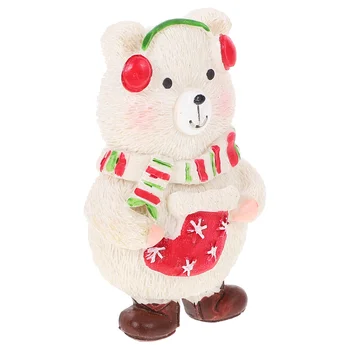 Рождественский Медведь Магнит Для Холодильника 3D Медведь Формовочный Магнит Для Холодильника Украшение
