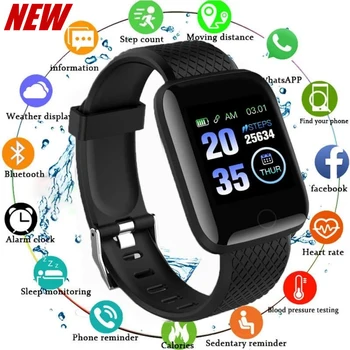 Мужские смарт-часы для измерения артериального давления, умные часы, пульсометр, фитнес-трекер, спортивные водонепроницаемые женские часы для Android IOS 2022