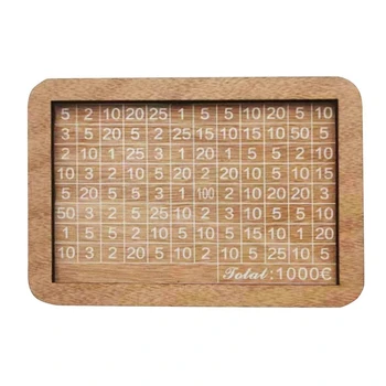 1 шт. деревянный денежный ящик Копилка с прилавком Деревянная копилка для детей 17 X 12,5 X 7 см
