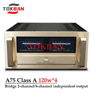 Tokban A75 120 Вт * 4 Мостовых усилителя мощности класса А, 2-канальный 240 Вт * 2 сбалансированных стереоусилителя XLR высокой мощности HIFI высокого класса
