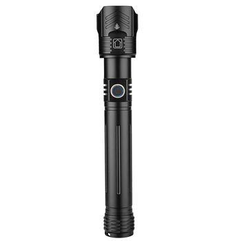 XHP160 Мощный светодиодный фонарик с USB-зумом для подзарядки IPX6, водонепроницаемая лампа-вспышка Light By 26650/18650