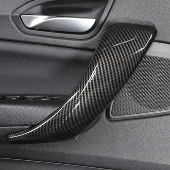 ABS Углеродное Волокно Стайлинг Автомобиля Внутренняя Дверная Ручка Дверная Ручка Панель Накладка Для BMW 1 2 Серии F20 F21 F22 F23 2012-2017