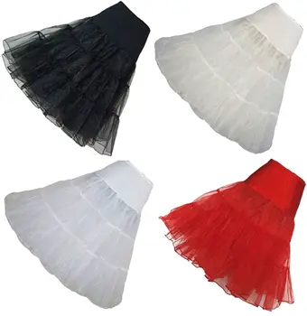 Ретро Нижняя юбка 50-х годов, винтажная нижняя юбка-пачка в стиле Рокабилли, модная юбка-сетка