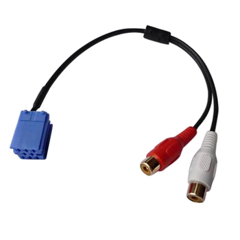 Автомобильный мини-адаптер ISO 8-контактного кабеля RCA для CD-чейнджера Bla-Punkt для