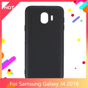 Galaxy J4 2018 Чехол Матовая Мягкая Силиконовая Задняя Крышка TPU Для Samsung Galaxy J4 2018 Чехол Для Телефона Тонкий противоударный